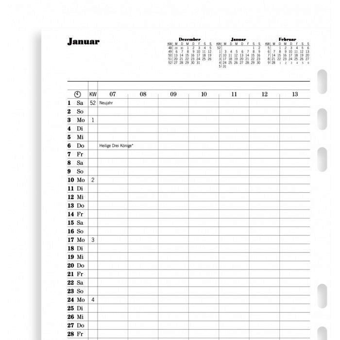 Organiser De Filofax A5 2020 Kalendereinlage Kalender 1monat 2seiten Monatsblatter 20 68544 Online Kaufen
